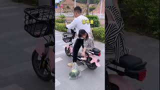 A story of father and child girl 😜miss bike 🥲shorts comedy funnyvideo funny funniestvideo [upl. by Ammadas]