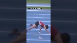 TOKYOS MONKEY MAN Fastest 100m Run on All Fours worldrecordholder KenichiIto AmazingAthlete [upl. by Earehs]