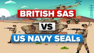 British SAS Soldiers vs US Navy SEALs  Military Training Comparison [upl. by Proudman]