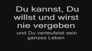 Rammstein  Wut will nicht sterben lyrics HD [upl. by Ridglee]