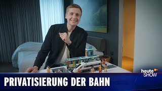 Die Deutsche Bahn eine gammelnde Aktiengesellschaft Till Reiners  heuteshow [upl. by Llehcear]