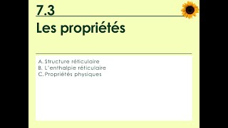 73 Les propriétés des composés ioniques [upl. by Wanonah532]