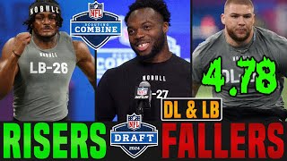 2024 NFL Combine Risers amp Fallers  DL amp LB [upl. by Abrahams831]