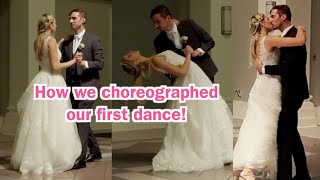 How I choreographed my wedding quotFirst Dancequot to Love Story [upl. by Acinorehs]