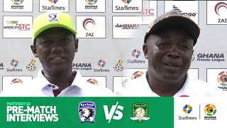 Bechem United 🆚 Aduana fc Prematch Interviews  Ghana Premier League  MD 32 [upl. by Eelitan]