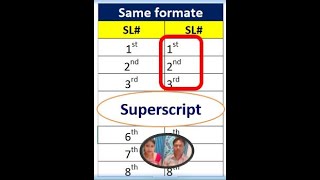 superscript with number excel  EXCEL [upl. by Kreis]