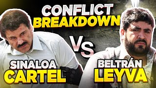 Sinaloa Cartel vs Beltran Leyva Cartel Conflict Breakdown  Water is thicker than Blood War [upl. by Enoid]