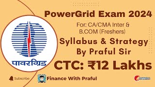 Powergrid Exam 2024  Syllabus amp Preparation Strategy sarkarijob powergrid  Commerce Jobs P50 [upl. by Alasteir]