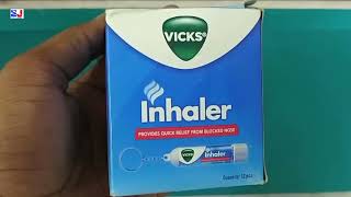 Vicks Inhaler  Helps Relieve Blocked Nose  Vicks Inhaler Uses Side effects benefits dosage Fayde [upl. by Gilbertina]