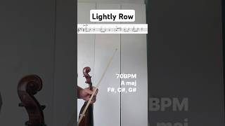 Lightly Row violin music tuneaday [upl. by Anaehs]