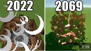 minecraft physics 2022 vs 2069 [upl. by Animaj]