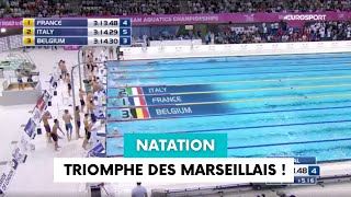 La finale du championnat dEuope de natation [upl. by Namyl]