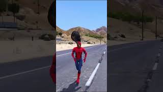 GTA 5 SPIDERMAN SAVES CHOP gta5 gtavtechnogamerz [upl. by Anairt377]