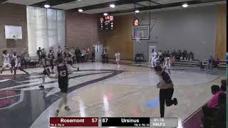 Rosemont Mens Basketball vs Ursinus College [upl. by Demah]