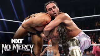 Noam Dar vs Butch — NXT Heritage Cup NXT No Mercy 2023 highlights [upl. by Eelta]