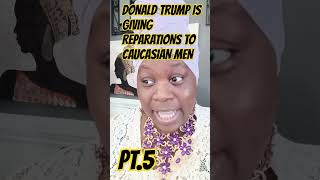 DONALD TRUMP IS GIVING REPARATIONS TO CAUCASIAN MEN PT5 [upl. by Yanaj]