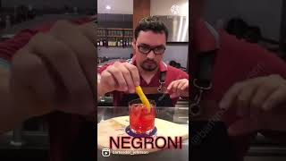 Negroni diferente clássico brasil drinks viral bartender [upl. by Ettesyl976]