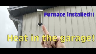 Big Maxx Furnace How I Heated My Pole Garage and Saved [upl. by Heeley]