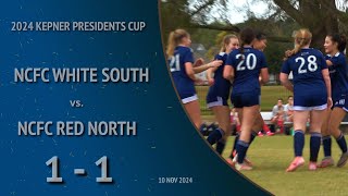 Kepner Presidents State Cup NCFC White South vs NCFC Red North  11102024 [upl. by Einnod]