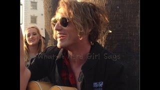 Jamie Campbell BowerLive Acoustic Set at Venice Boardwalk [upl. by Assereht105]