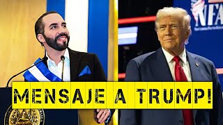 El Mensaje de BUKELE A DONALD TRUMP TRAS GANAR LAS ELECCIONES Antes que nadie [upl. by Tenahs82]