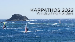 Karpathos Windsurfing Holidays 2022  5K [upl. by Laddie]