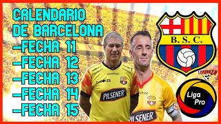 🔥CALENDARIO DE BARCELONA SC PRIMERA ETAPA LIGAPRO ECUADOR 2024  PROXIMOS PARTIDOS LIGAPRO FASE 1 [upl. by Latsirc40]