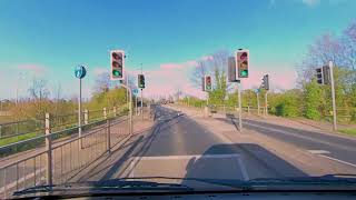 Ford Transit Van MK5 25Di Smiley Banana Real Engine Noise Halfords Worksop to Retford AMSR 4K UHD [upl. by Gwenneth]