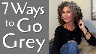 The 7 Best Ways to Go Grey  How to Go Grey From Colored Hair  Grey Hair Transition [upl. by Oberg99]