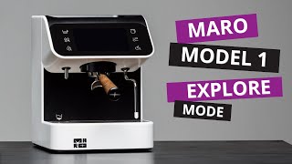 Explorer Mode Schritt für Schritt zum perfekten Espresso mit der MARO Model 1 Siebträgermaschine [upl. by Nosemaj]