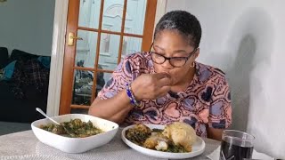 ASMR MUKBANG  ASSORTED EWEDU WITH LAFUN  NIGERIAN FOOD  TOGOLESE FOOD  DELICIOUS FOOD [upl. by Ydna]