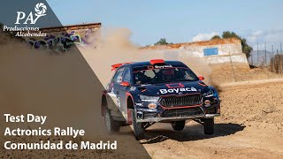 Test day ACtronics Rallye Comunidad de Madrid 2024 [upl. by Anivek]