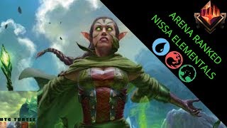 MTG Arena  Nissa Elementals  Mythic Ranked [upl. by Aiet439]