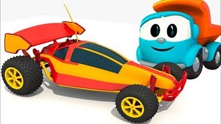 Um carro de brinquedo Léo o caminhão curioso Desenhos animados para crianças [upl. by Spears]