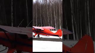 FISHING JOES 1956 piper tripacer N4444A landing gravel airstrip fly skiplane aviation 2024 [upl. by Rutherfurd]