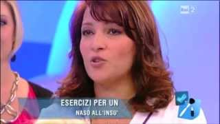 Come migliorare la forma del naso Joanna Hakimova a quotDetto Fattoquot Rai2 [upl. by Parcel]