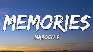 Maroon 5  Memories Lyrics [upl. by Aerb]