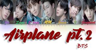 VOSTFRENGBTS 방탄소년단  Airplane pt2 Parole code Couleur HanRomVOSTFRENG [upl. by Jaal]