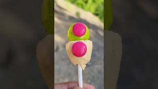 Lemonade flavour lollipop amp baby choco gems shorts lollipop candy [upl. by Lamb]