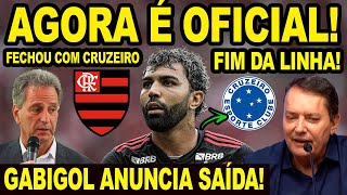 PLANTÃO URGENTE GABIGOL DE SAÍDA DO FLAMENGO INDO PARA O CRUZEIRO JOGADORES DO MENGÃO SURPREENDIDO [upl. by Oidale]