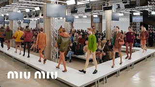 Miu Miu  FallWinter 2023 Fashion Show [upl. by Uolyram]