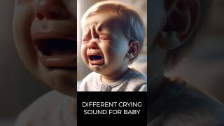 What are the different crying sounds a baby make before they can talkbabylanguage baby babyshort [upl. by Rukna]