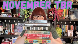 My November TBR  book clubs amp readathons [upl. by Arualana]