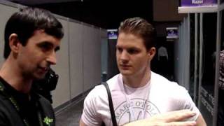 Razer Starcraft 2 line HQ at E3 2010  Gamegearbe [upl. by Aetnuahs]