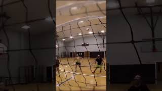 This Diving Save 🤯 volleyball volleyballplayer volleyballworld haikyuu sports gopro vball [upl. by Lledraw]