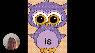 Master 10 Dolch PrePrimer Sight Words with Light Purple Owl Flashcards Set 2  Fun Fall Learning [upl. by Eat231]