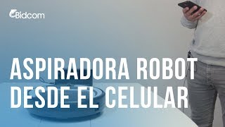 Controlá desde el celular tu aspiradora Robot Gadnic limpia pisos 120m² a 150m² Garantía ROB00074 [upl. by Olga965]