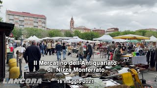 Il mercatino dellantiquariato a Nizza Monferrato [upl. by Emmeram]