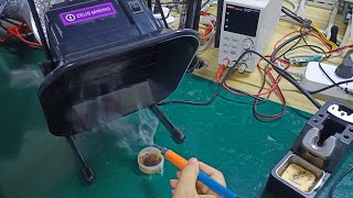 How can the 493 solder smoking apparatus be used during the ASIC miner hash board and PSU repair [upl. by Dleifrag]