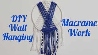 Macrame Wall Hanging  DIY Macrame Tutorial [upl. by Anahcra631]